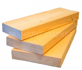 Доска сухая строганная 40х100х6000 (35х90х6000)